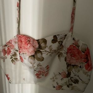 Flower crop top